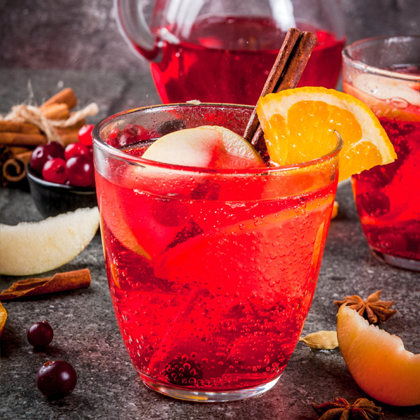 cranberry mule punch